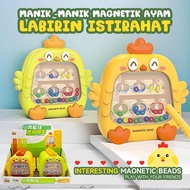 Magnetic drawing board / Educational toys creativity magnetic chess board Cute Chicken Magnetic Pen 
