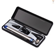 2 in 1 Otoscope and Eyes Diagnostic Tool Kit with LED Light 4mm Replaceable Ear Tips Portable Stainless Steel Handheld Optical Otoscope Ears Diagnosti  TOP1214