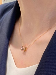 CHAUMET Bee My Love 玫瑰金鑽石項鍊