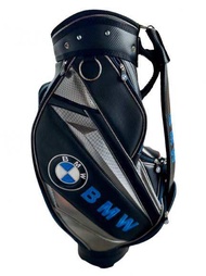 BMW Golf Cart Bag 9“ ถุงกอล์ฟพรีเมียม วัสดุหนังกันน้ำ ดีไซน์หรู โลโก้เด่นชัด มีให้เลือกหลายสี