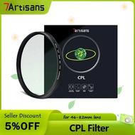 7artisans CPL Polarizer Filter with HD Optical Glass for Landscape Photographer 46mm-82mm Camera Lens Accessories