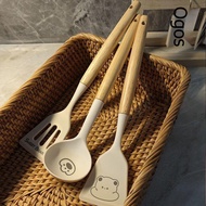 Cute Bear Silicone Spatula Household Non-Stick Pan Does Not Hurt
