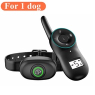 HATELI ปลอกคอฝึกสุนัขปลอกคอไฟฟ้ากันน้ำ Anti Bark USB ชาร์จรีโมทคอนโทรล Bark Control Collar Trainer