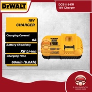 Dewalt 54V And 18V Fast Charger 8A Flexvolt Fan Cooled Charger DCB118-KR