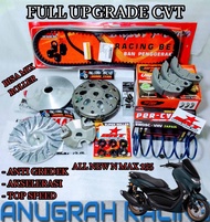 FULL UPGRADE CVT KIRIAN ALL NEW N MAX 155 ALL NEW AEROX 155 NMAX 155 OLD AEROX 155 OLD LEXI 125 MANG