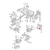 1Pair Control Mount 1K0199231J 1K0199232J for A3 R32 Rabbit 06-12 Traction Arm Bushing Auto Pro Zone