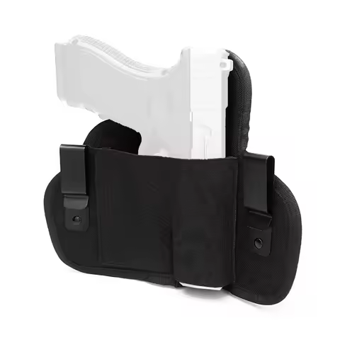 Tactical Holster Universal Concealed Gun Pouch with Belt Metal Clip IWB OWB Holster Hunting Glock 19