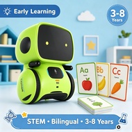 Smart Robot Toy Early Education STEM Voice Control Talking Bilingual Kids Mainan Robot