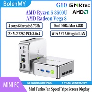 GMKtec G10 AMD Ryzen 5 3500U Mini PC Win11 DDR4  Display Office PC