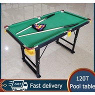☸New 47*25.6 inches Mini billiard Table for Kids adjustable metal legs billiard table set pool table