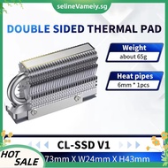 New -09 M.2 2280 SSD Heatsink Fully Electroplated Reflow Welding AGHP HeatPipe 2280 NVMe SSD Cooler