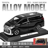 Toyota Alphard Model Car 1:32 Alloy Simulation Display Toy for Boys Children Play Vehicle Model Larg