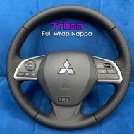 Cover Steering Mitsubishi Triton Quest VGT ASX Custom Steering Cover DIY Nappa Jahit Sendiri