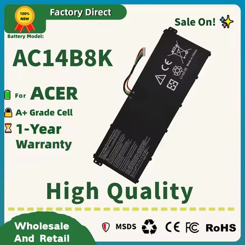 Factory Direct! AC14B8K Laptop Batteries for Acer Aspire V3-111 ES1-731 E5-771G V3-371 CB3-111 CB5-3