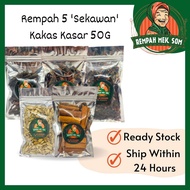 REMPAH PENUMIS KAKAS KASAR 5 SEKAWAN (REMPAH MEKSOM)