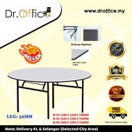 Round Folding Table | Meja Bulat dewan | Meja Bulat Makan | Meja Bulat Majlis | Round Foldable Table