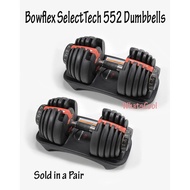 Bowflex SelectTech 552 Adjustable Dumbbell 52lbs