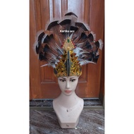 Peacock Feather Crown Bridal Crown Crown Pengantin Headpiece Bridal Crown Cantik