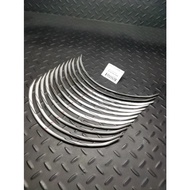 Wheel Rim Sticker Gray Metallic Honda Sport Rim Sticker 17 Inch ORIGINAL HGP.