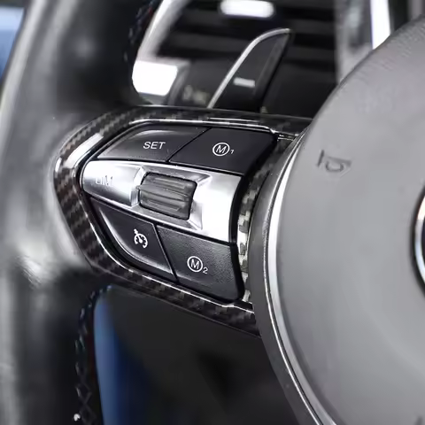 For BMW F20 F22 F21 F30 F32 F33 F36 F06 F12 F13 X5 F15 X6 F16 M-Sport ABS Steering Wheel Decoration 