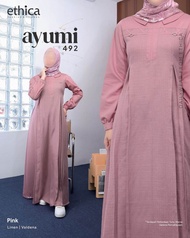Gamis ETHICA Ayumi 492 Pink Milo