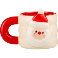340ml-11oz Santa Claus mug ceramic coffee mug-red VYHT