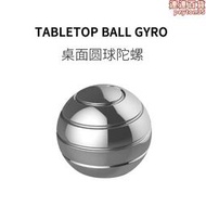 FUN HO / 桌面轉運陀螺減壓神器卸旋轉鋁合金屬圓球質感指尖玩具