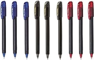 Pentel Energel BL-417 03 Blue + 03 Black + 03 Red color ink Roller Gel Pen (Pack of 09 Pen) (Free Key-chain)