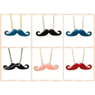 Necklace, Mustache,  49x12mm, Misai