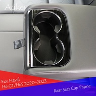 For Haval H6 GT/H6S 2020 2021 2022 2023 Rear Seat Console Frame Cover Trim Garnish Decotive Stickers
