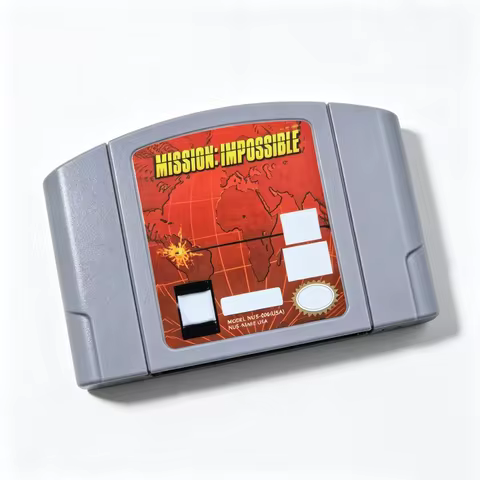 US Version 64 Bit Console Mission Impossible N64 Video Games Cartridge Gifts Toys