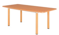 【DL OA】木紋檯面會議桌、長型會議桌、木紋腳洽談桌240*120(台中市區免運費)