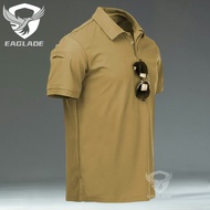 mall inline badgeEaglade Tactical Polo for Men IXP in Blue A01，