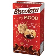 BISCOLATA MOOD , BISCUIT WITH CHOCOLATE CREAM FILLING 40G { 1BOX } Rich Chocolate