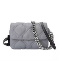 Marc Jacobs Marc Jacobs Small Quilted Pillow Bag Rock Grey