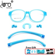 Round Kids Glasses for School Boys Girls Kid Optical Specs Prescription Detachable TR90 NosePad Repl