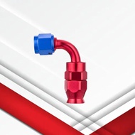 หัวฟิตติ้งAN3AN4 PTFE หัวฟิตติ้งเบรค หัวฟิตติ้งสายปั้มคลัทช์ สายถักเลี้ยงแกน Fitting 0 45 90 180 AN3