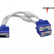 VGA Cable Branch 1 Male - 2 Female / VGA Splitter Cable / VGA Cable