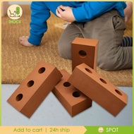 [Ihoce] 4 Pieces Foam Building Blocks for Kids, Brick Blocks, Thick Large Early Learning Stacking To