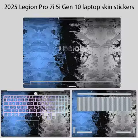 For 2025 Legion Pro 7i Gen 10 9 laptop skin sticker Legion Pro 7 16IAX10H computer body protective f
