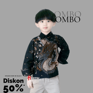 Kemeja Batik Anak Motif Naga 2-13 Tahun