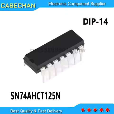 10pcs SN74HCT125N 74HCT125 74HCT125N SN74AHCT125N DIP-14 New