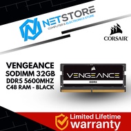 CORSAIR VENGEANCE SODIMM 32GB DDR5 5600MHZ C48 RAM - BLACK - CMSX32GX5M1A5600C48