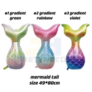 35 Inches Mermaid Tail Shape Foil Mylar Balloon For Birthday Party Decoration ahpartyneeds