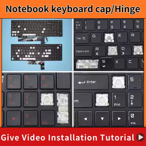 Replacement Key Cap Hinge For Thunderobot ST-Pro ST Pro Pro-P1 Pro-P1A Pro-P1b P10, Clevo P650HS P65