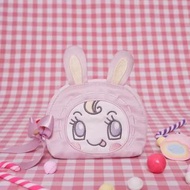 日本 Maison de FLEUR ×mezzo piano junior 粉色尼龍布 化妝袋