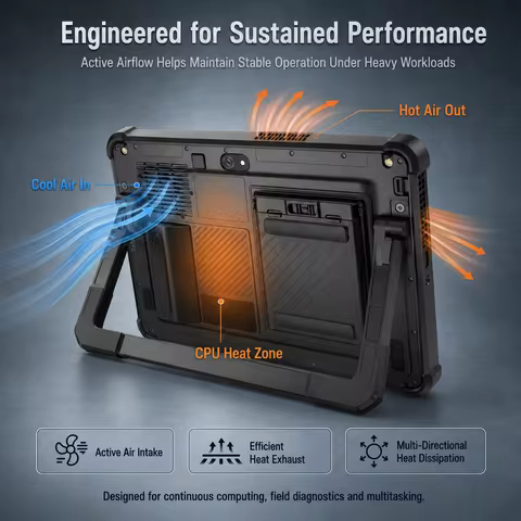 CENAVA W109U Rugged Windows Tablet Intel Core i5 IP67 Hot Swap Battery RJ45 RS232 WiFi6 16GB 256GB I