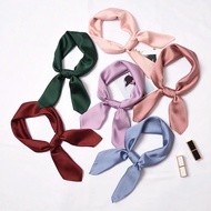 Square silk scarf for women 70 70x70cm turban bandana, beautiful, high-quality head covering to make