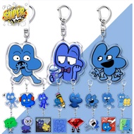 Cute Cartoon Bfb Fourx Keychain for Accessories Bag Key Chain Ring Jewelry Fans Gifts Bfdi Four Keyc