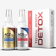 Total Body Detox Extra Strength System – ACS 200 Silver & ACZ Nano Zeolite are Clinically Proven to 